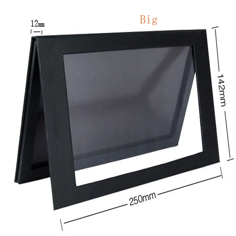 Пустая Магнитная палитра теней для век черная Большая профессиональная хранения