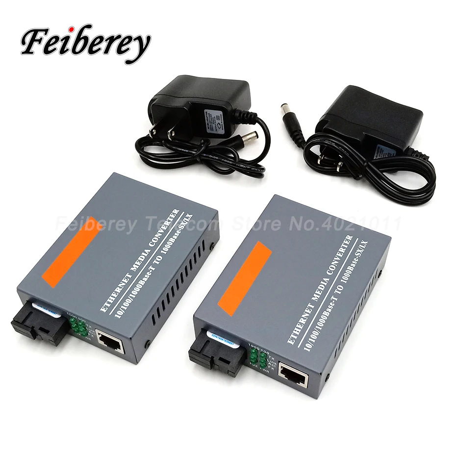HTB GS 03 A/B волоконно оптический медиаконвертер Gigabit Ethernet 1000 Мбит/с один режим SM