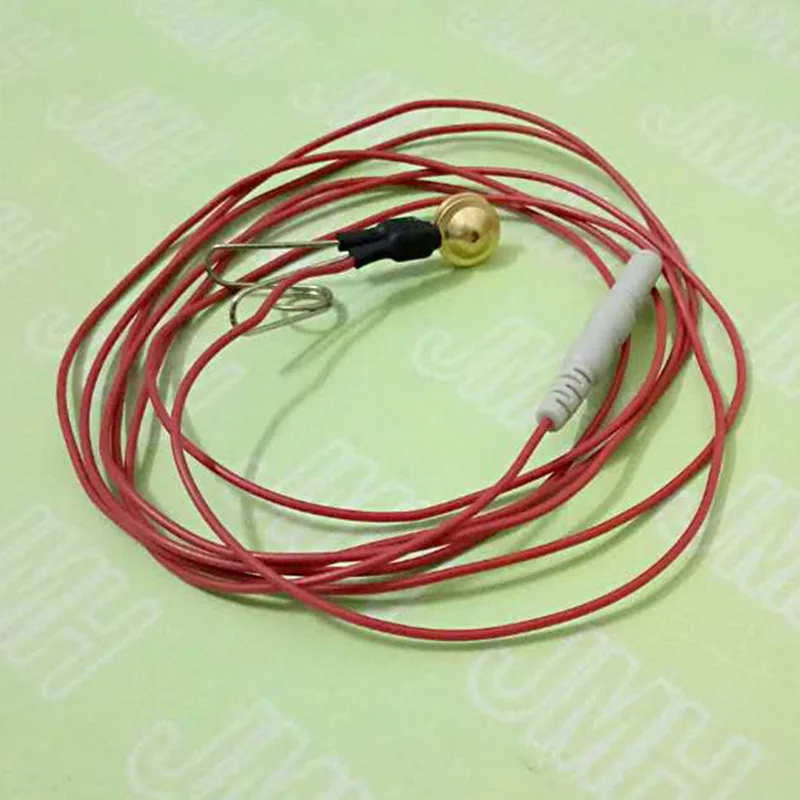 2pcs High quality Din 1.5mm Ear clip electrode sleep brain EEG cable |