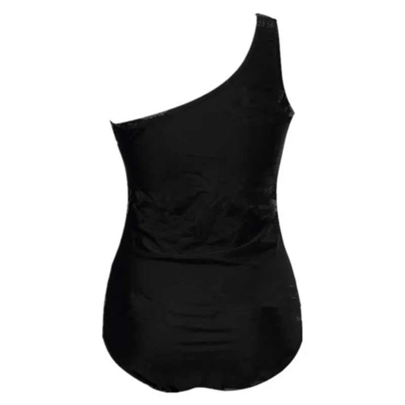 Большой размер женское сексуальное бикини Цельный купальник косая Талия