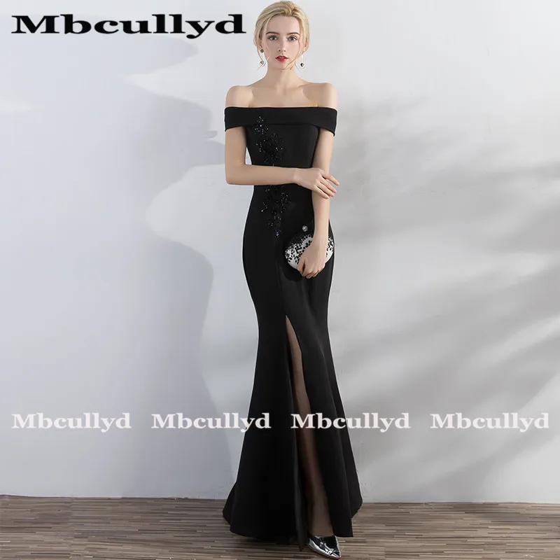 Mbcullyd сексуальные африканские черные платья для выпускного вечера русалки женщин