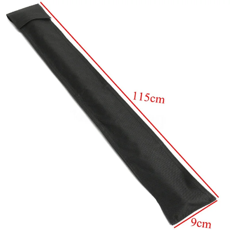 115cm 80/115 см чехол для кия для игры в пул для 1/2 и 3/4 бильярдная палка для хранения Удочка Чехол черный бильярдный снукер аксессуары для - Цвет: 115cm