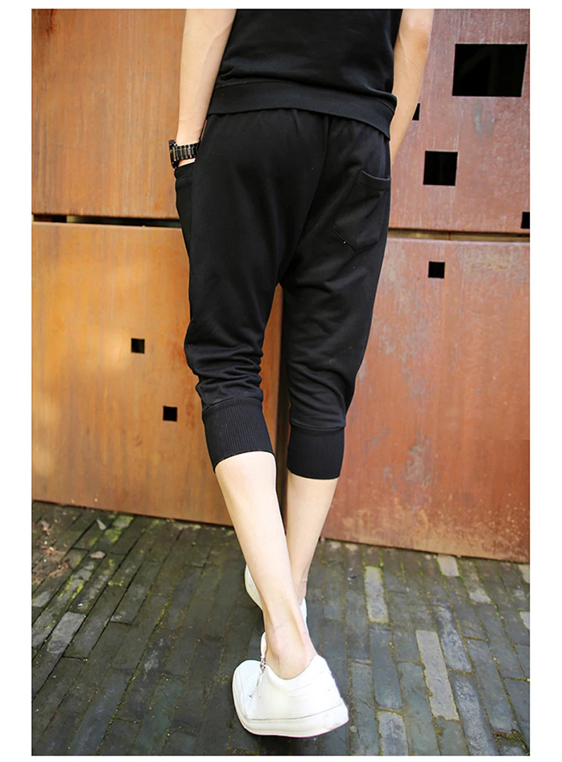 Летние мешковатые штаны-шаровары в стиле хип-хоп для мужчин модные легинсы