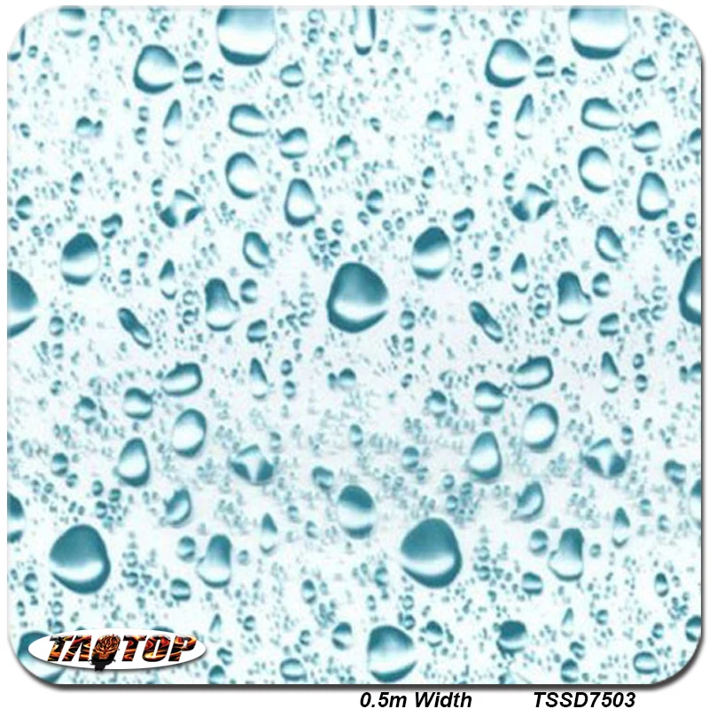 Популярный дизайн в виде капли воды TAOTOP7503B 0 5 м * 10 м|printing on gift items|printing platenprinting agent |
