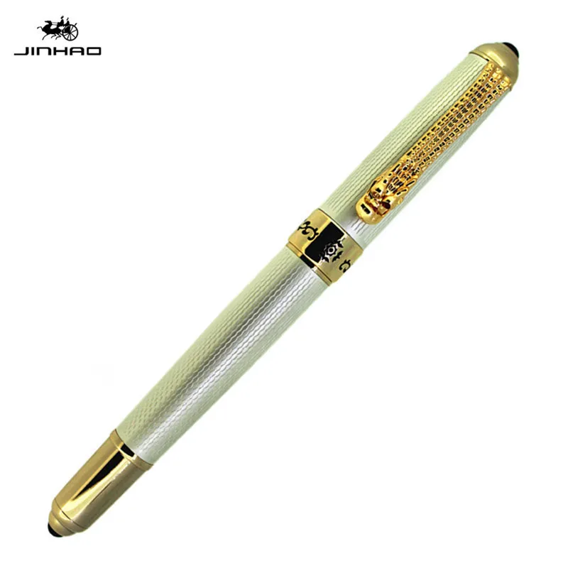 Jinhao 1000 перьевая ручка со средним наконечником с глазами drogan иридиевая