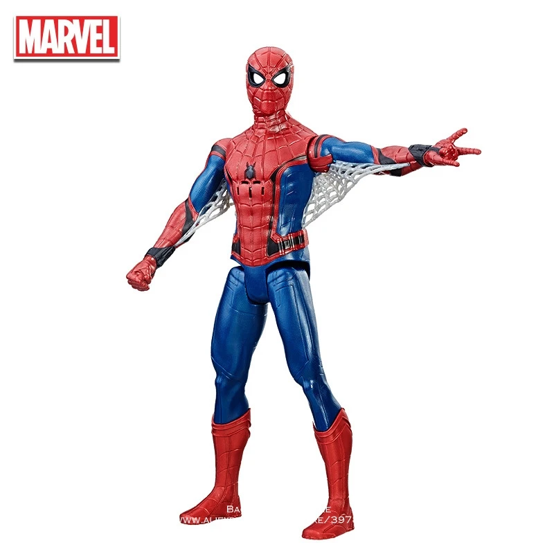 Экшн фигурка из мультфильма Disney Марвел Мстители паук Man мини украшение ПВХ