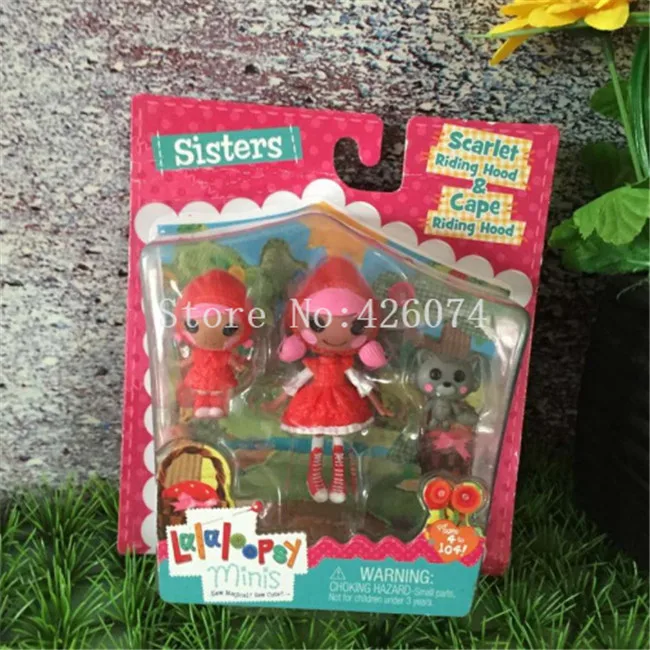 Новая мода Lalaloopsy Minis Sisters фигурки Куклы для девочек детские игрушки украшения детские рождественские подарки