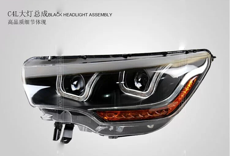 HID 2012 ~ 2015 автостайлинг передняя фара Citroe C4L Elysee xsara c4 picasso c5 zx c 4 Triumph Передняя C4L|car
