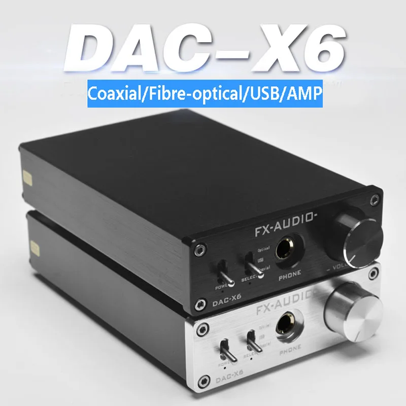 Цифровой аудио декодер FX Audio усилитель Hi Fi USB коаксиальный 24 бит/192|earphone amplifier|dac