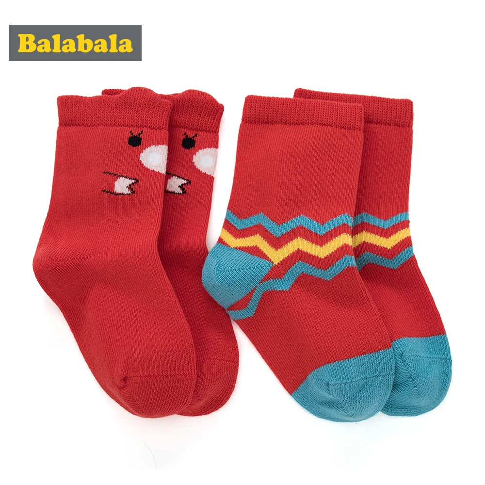 Balabala/2 пары носков для маленьких девочек мягкие хлопковые носки милые короткие с