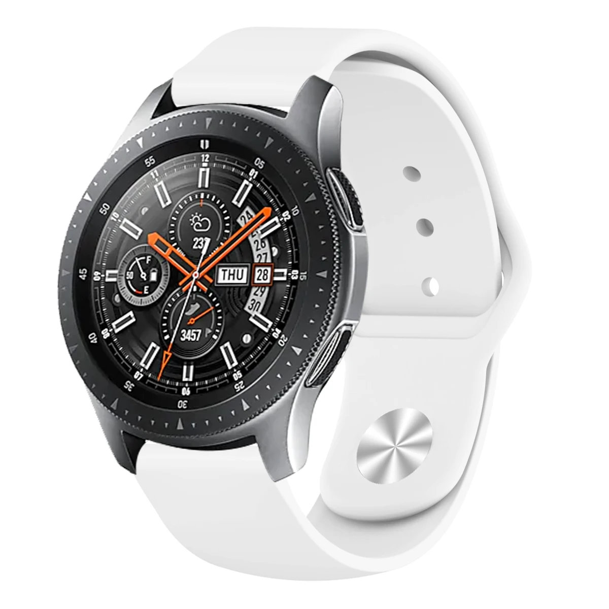 20 мм/22 мм ремешок для наручных часов samsung Galaxy Watch 46mm Шестерни S3 мягкий резиновый