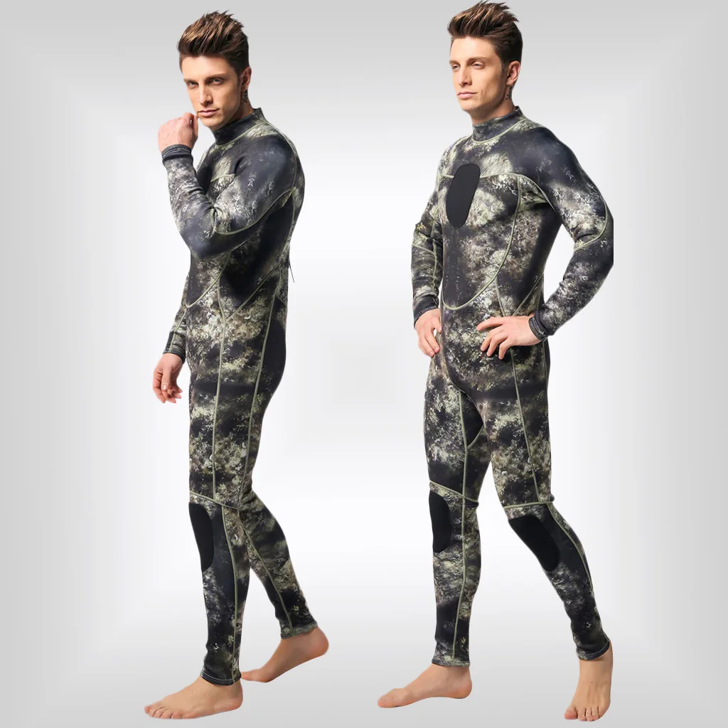 

Неопреновые теплые камуфляжные мужские Гидрокостюмы 3 мм S/M/L/XL/XXL/XXXL для подводного плавания, дайвинга, серфинга, рыбалки, каякинга, бодибилд...