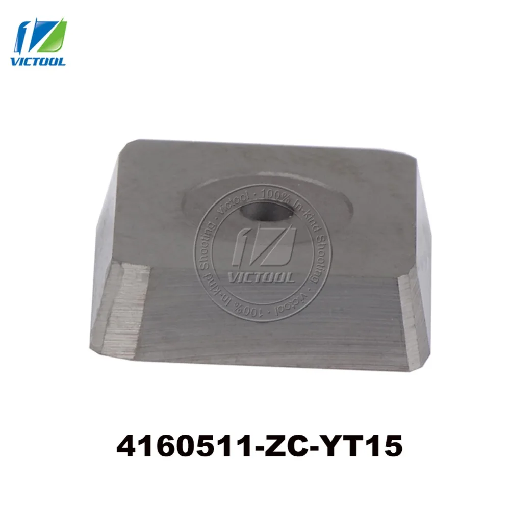 

10 pcs/lot 4160511 ZC YT15 tungsten Square indexable Carbide inserts High quality for The cutterhead of CNC Milling Machine