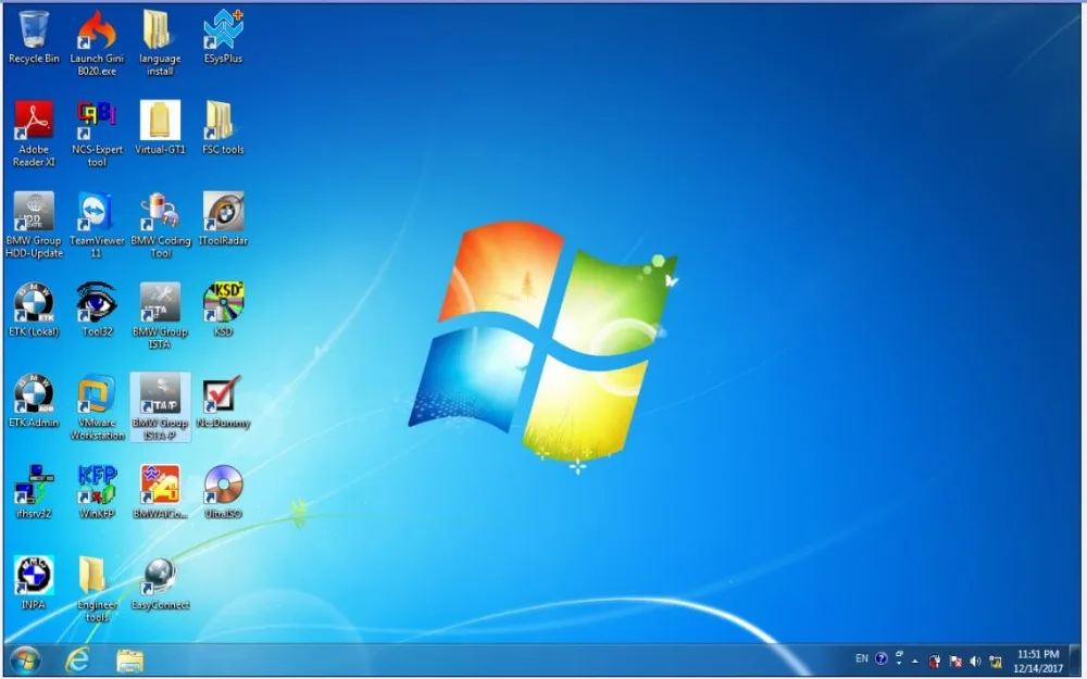 Экспертный режим Ista D/P для программного обеспечения BMW ICOM V2021.03 HDD 500 Гб windows 7