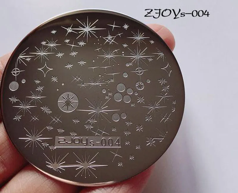 Zjoys 01-66 пластина для штамповки ногтей 5,6 см шаблоны изображений цветы пластина для стемпинга для нейл-арта изображения, новое изображение пластины для штамповки