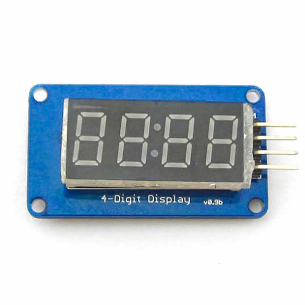 4 битовая цифровая трубка модуль дисплея индикатор яркость регулируемая с часами