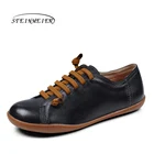 Мужские мокасины из натуральной кожи, на плоской подошве