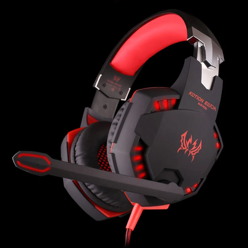 Игровые наушники KOTION G2100 вибрации Функция профессиональная игровая гарнитура с