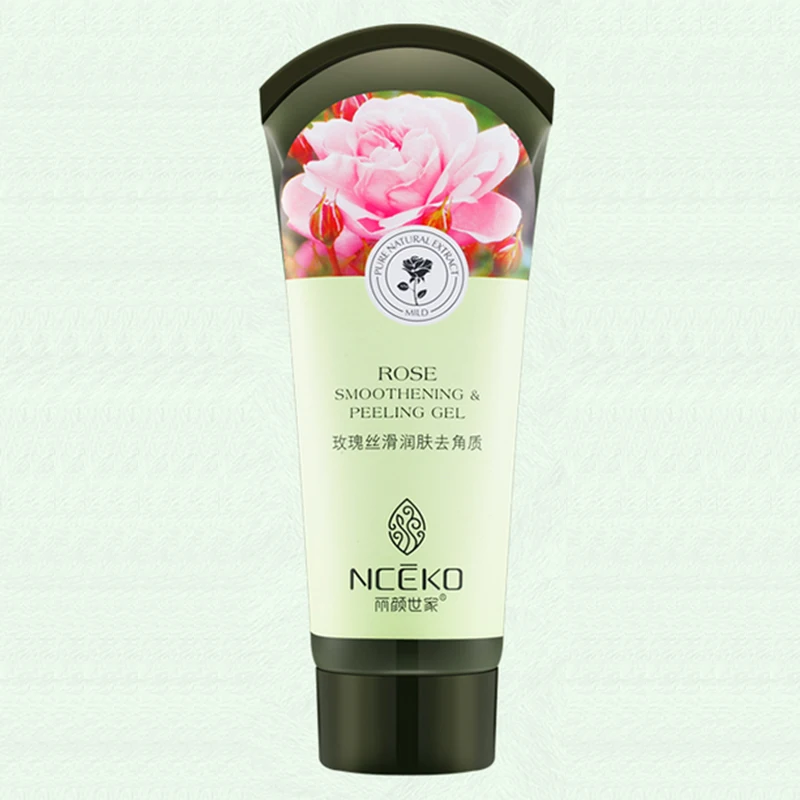 Отшелушивающий розовый гель для лица увлажняющий отшелушивающий крем удаления