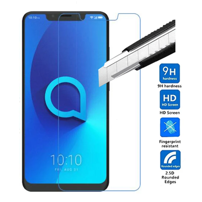 Закаленное стекло 9H для Alcatel 5 V 2.5D Premium Защитная пленка экрана 6 2 &quot стеклянная