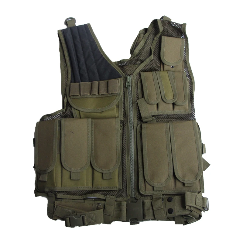 

Men Hunting Vest Airsoft Military Molle Combat Assault Plate Carrier CS Outdoor Jungle CS Vests
