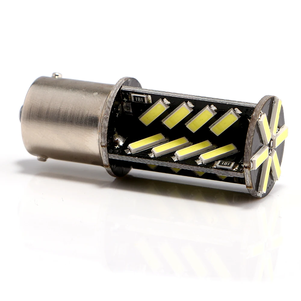 Супер яркий! 100 шт. 7014 38 SMD светодиодный 1156 BA15S 1157 BAY15D 3156 3157 7440 7443 Автомобильный