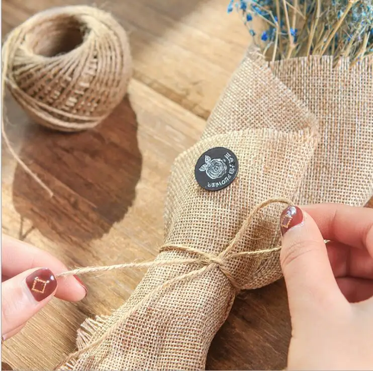 6 мм x 100 м веревки сплетенная из джутовых нитей натуральный Конопляный шнур Декор