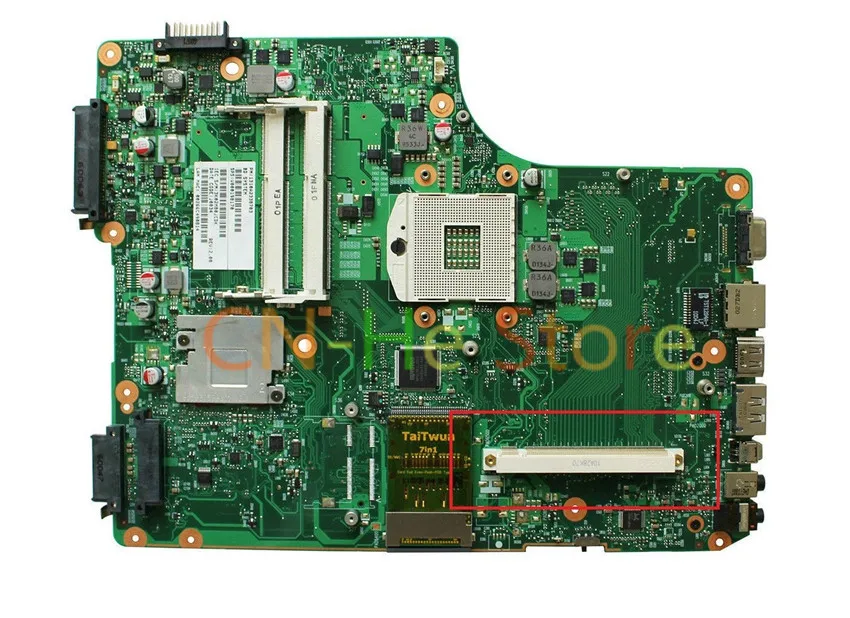 Материнская плата JOUTNDLN для ноутбука Toshiba Satellite A500 A505 V000198170 6050A2338701 MB A01 HM55 DDR3|motherboard