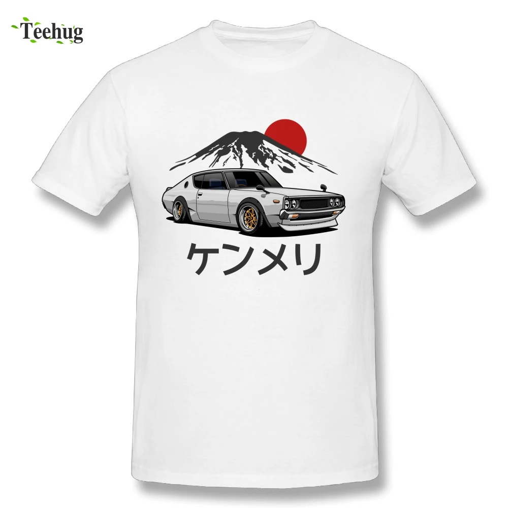 

Graphic Men's Car GTR T Shirt Skyline Japanese Car Stylish Brand T-Shirt Wholesale Summer Streetwear Camiseta