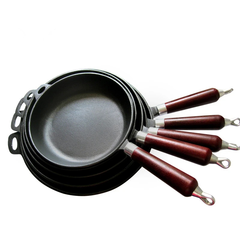 Мастер Звезда 24/26/28/30 см чугунные Woks для кухни общего использования газовой и