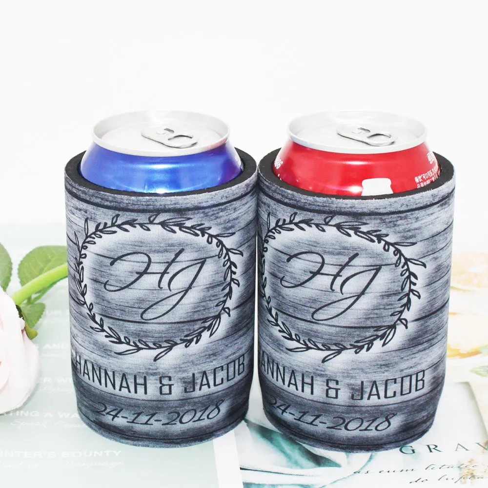 Custom Logo 400pcs Thermal Bag Can Cooler Neoprene Stubby Holder Ice Cooler Box Lunch Cooler Bag Beer Can Cover