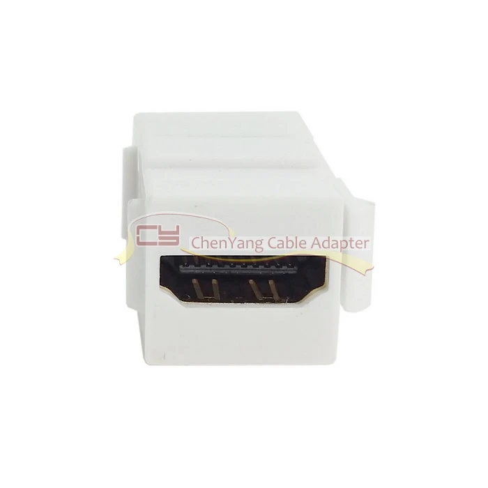 10 шт./лот HDMI 1 4 защелкивающийся переходник мама-мама F/F Keystone Jack Adapter for Wall Plate White |