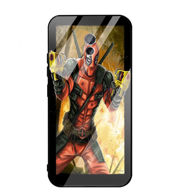 Стеклянный чехол для телефона Vivo y71 y75 y79 y83 y85 y97 y93 чехлы vivo v15 iqoo xplay6 смартфона Deadpool