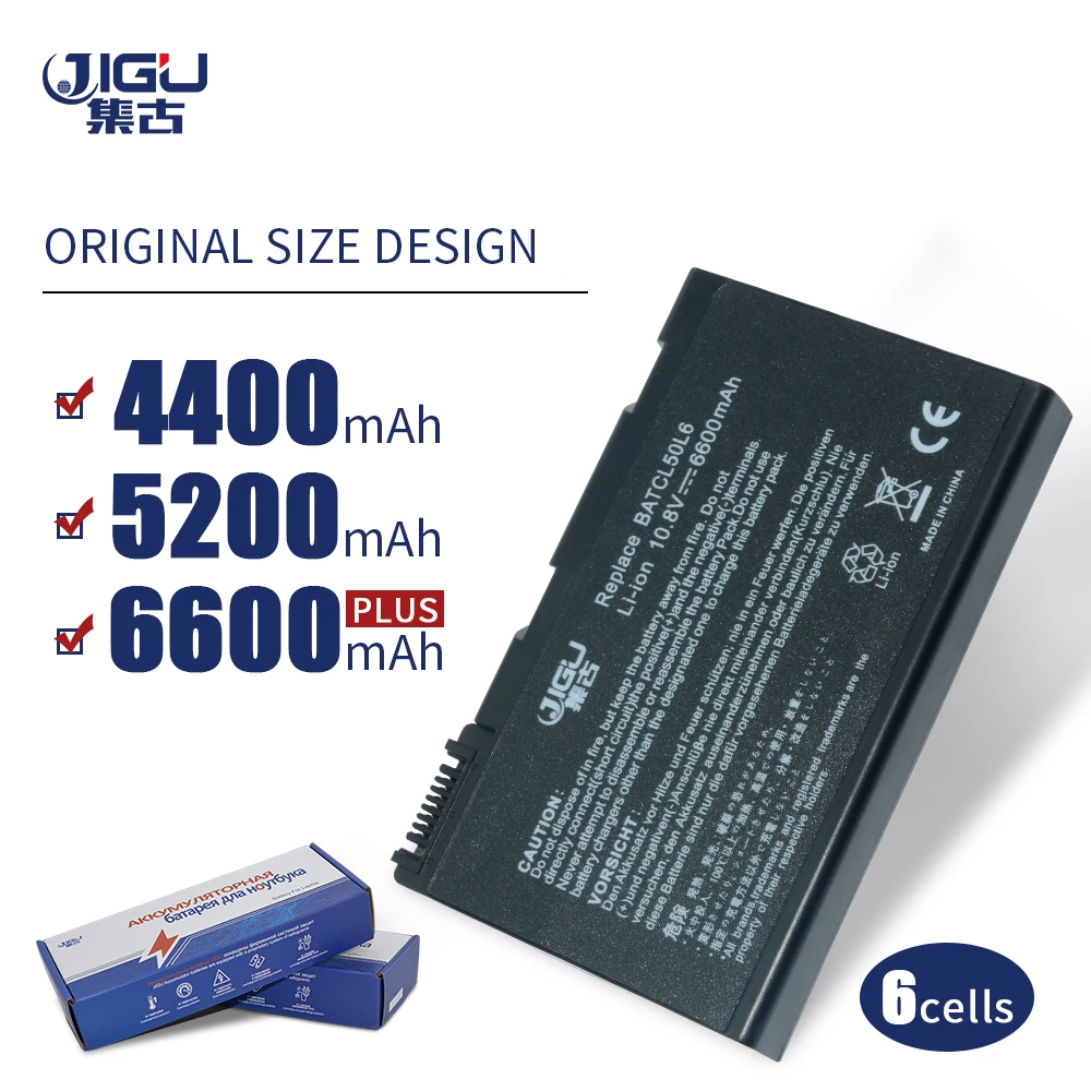 Сменный аккумулятор JIGU 50L6 6 ячеек для Acer Aspire BATBL50L6 3100 Series 3102 5100 5102 3650 3690 | Компьютеры