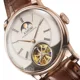 KAREBO Hollow-out Fly Wheel Automatic Self-Hand Wind Mens Fashion Business Wristwatch Watch - White Dial Other Image