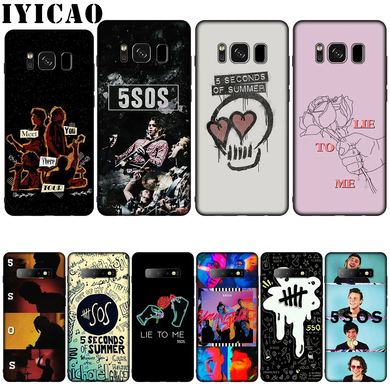 5Sos band youngкровь 5 секунд лета силиконовый мягкий чехол для Samsung Galaxy S20 S10 S9 S8 Plus Lite Ultra