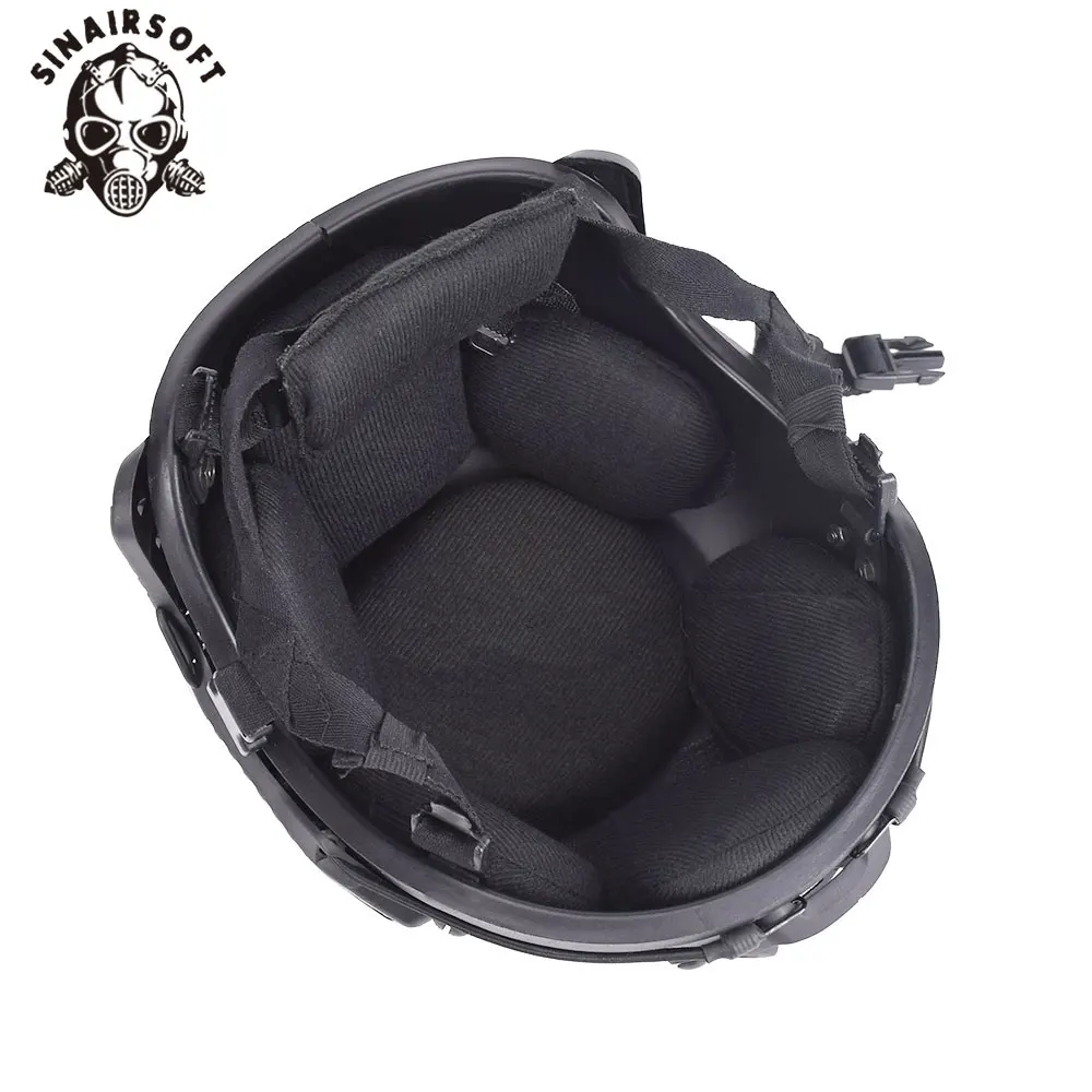 Tactical Military Army Airsoft Protection FAST MH Helmet Combat With ABS Sport Outdoor Hunting Protective Black | Спорт и