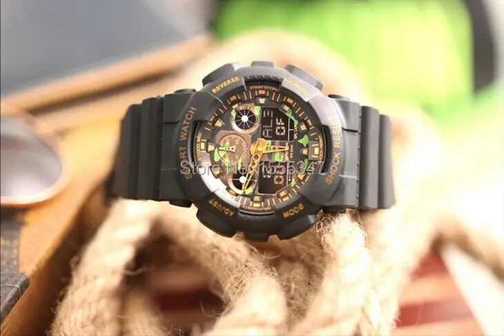 Newest Camouflage watch classic sports wristwatch LED Digital Watch Men military watches relogio reloj de pulsera Drop shipping|watch oled|watches