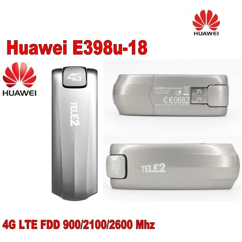 Лот из 200 шт. Huawei Новый E398U 18 4G LTE скоростной прибой модем ключ 100 Мбит/с e398u 18|Сетевые