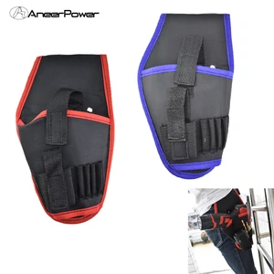 Портативный Аккумуляторный держатель для дрели, отвертка, холст, сумка для ручных инструментов, электроинструменты, поясная сумка для 12-16 В, аксессуары для дрели