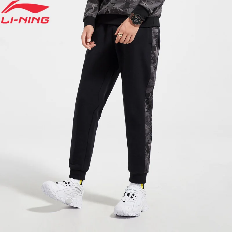 (Break Code) мужские трендовые спортивные брюки Li Ning из 66% хлопка 34% полиэстера