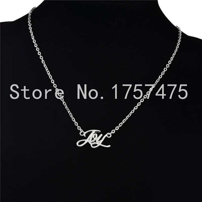 5 шт. цепочка чокер с надписью Joy Word|necklace silver|choker necklacenecklace women |