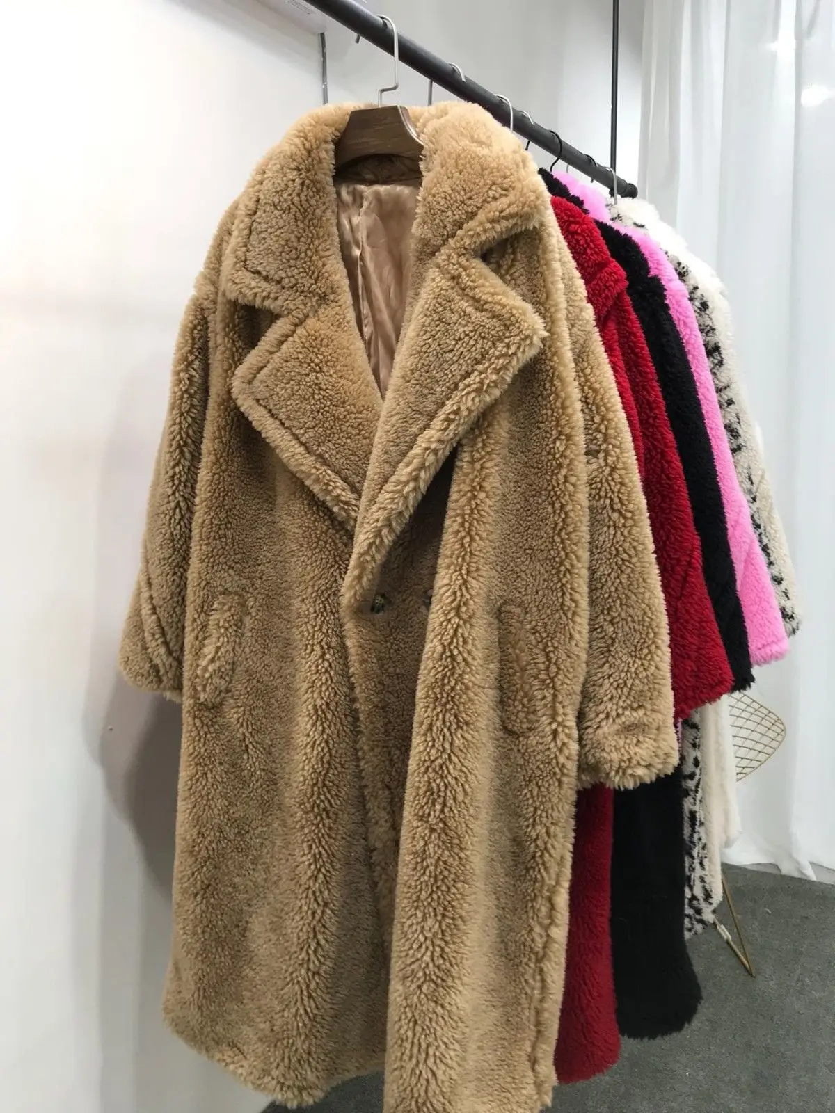 2018 модные зимние длинные теплые однотонные повседневные женские пальто