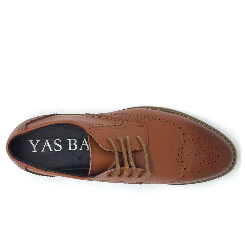 Китайская дизайнерская Брендовая обувь Мужские броги недорогие итальянские