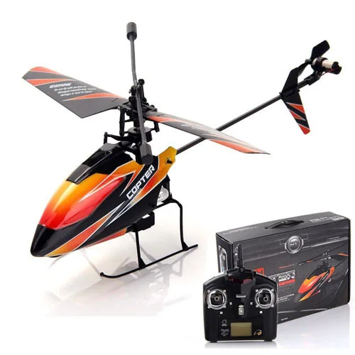 Радиоуправляемый вертолет WLToys V911 4 канала 2 ГГц 4G с одним микро ротором