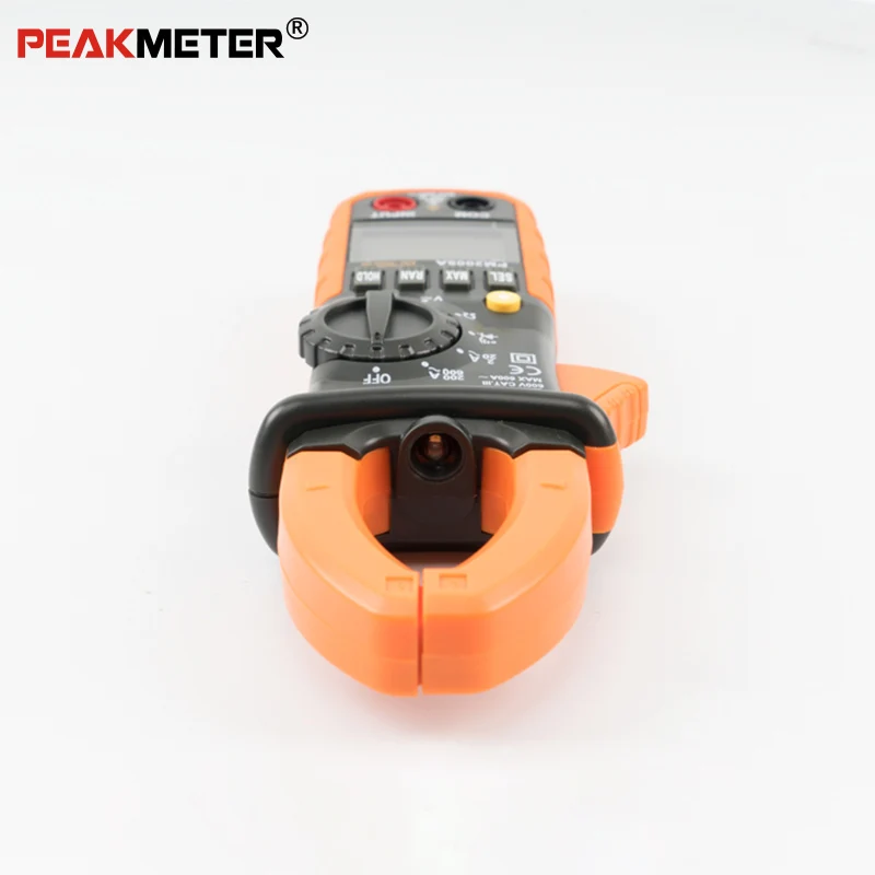 Цифровой токоизмерительный зажим PEAKMETER PM2008A с автоматическим выбором диапазона