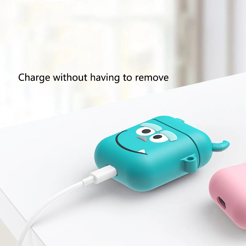 Для Apple Airpods Чехол Мягкий силиконовый чехол милый мультяшный Bluetooth защитный для