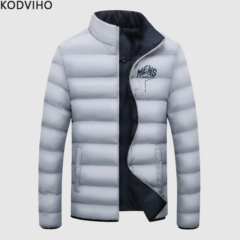 Парка Uomo зимняя куртка со стоячим воротником мужская повседневная парка с