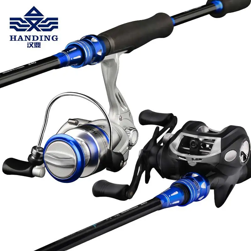 

Handinglu sub-pole gun handle water dropper wheel with straight handle throwing pole and fishing rod