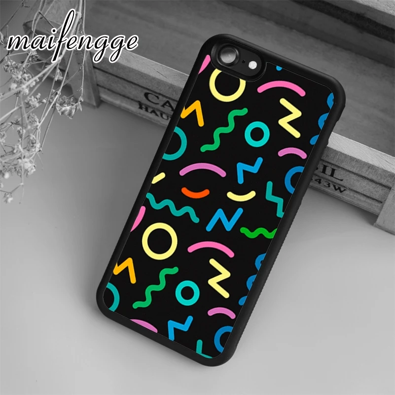 Maifengge хипстерский красочный Модный чехол с принтом для iPhone 5 6 s 7 8 plus 11 12 Pro X XR XS Max